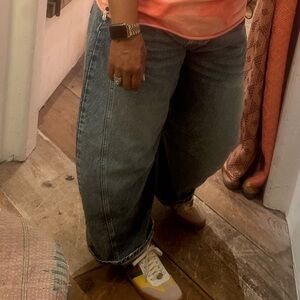 Free People We The Free Good Luck Barrel Jeans